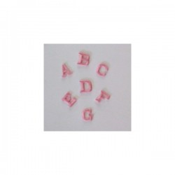 Iron-on Patch Letters - Pink